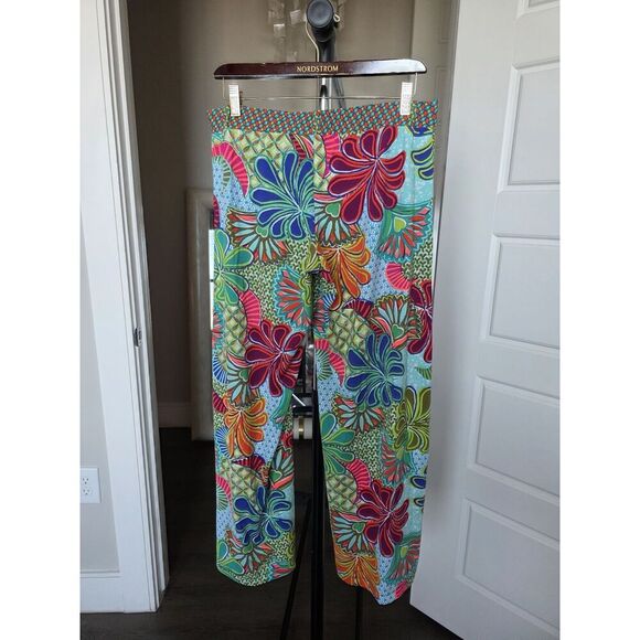 Trina Turk ZANZIBAR Swim Cover Pants Size M - Picture 3 of 6